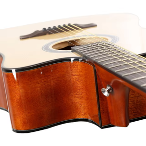 Factory Wholesale Left Handed Solid Mahogany Acoustic 6 <b>String</b> Fingerboard <b>Classic</b> Headless <b>Guitar</b> - Product Image 2