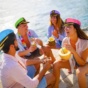 Venta al por mayor <span class=keywords><strong>de</strong></span> <span class=keywords><strong>sombrero</strong></span> <span class=keywords><strong>de</strong></span> capitán <span class=keywords><strong>marinero</strong></span> ajustable a la moda para adultos accesorio perfecto fiestas deportivas playa <span class=keywords><strong>de</strong></span> pesca informal - Product Image 4