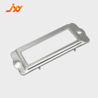 Vente en gros de porte-cartes de visite en métal nickelé fente pour étiquette poignée de tiroir décoration de boîte à fichiers 82mm X 32mm modèle JXY marque Q082