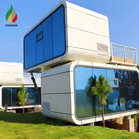 Maisons préfabriquées modernes de luxe durables en conteneurs, Cabine Apple, Maisons mobiles amovibles, Mini-maisons conteneurs - Vente chaude