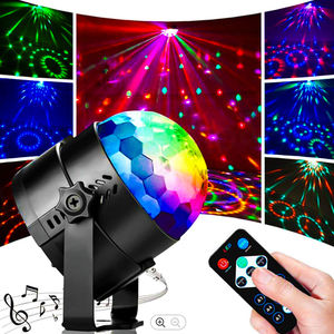 Luces de Fiesta Mini USB RGB de 5V, Luz Láser de Escenario, Luz de Discoteca, Lámpara Giratoria de Colores para KTV - Product Image 6