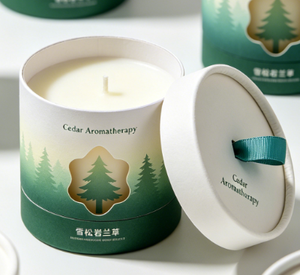 Biodegredble Recylcle Kraft <b>Cardboard</b> Paper Packaging <b>Tube</b> for Scented Candle Cosmetic Tea Packaging - Product Image 3