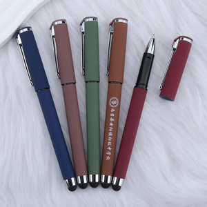 Bolígrafo de gel pesado de gama alta personalizable, papelería de oficina de negocios y bolígrafo publicitario de metal, regalo de logotipo imprimible - Product Image 3