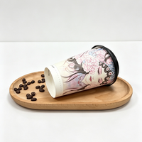 Gobelets en papier jetables écologiques à double paroi, imperméables, biodégradables, compostables, de qualité alimentaire, avec logo personnalisé, APP 3D Foaming