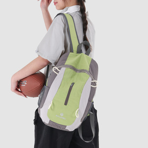 Mochila de nailon repelente al agua, gran capacidad, costuras en contraste de color, estilo coreano, mochila escolar para estudiantes, multifuncional para exteriores - Product Image 3