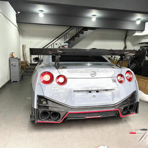 Alerón Trasero Estilo GTC-500 de Fibra de Carbono para Nissan GTR R35 2008-2023 - Product Image 5