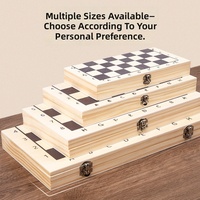 Échiquier Pliant Portable en Bois – Jeu Éducatif et Pédagogique pour Enfants – Cadeau Unisexe Parent-Enfant – Vente en Gros