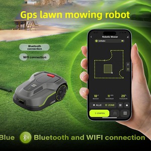 Tondeuse à gazon robotisée GPS 1600W, automatique, sans fil, alimentée par batterie, pour grands jardins, villas, usage commercial, S-18, coupe haute efficacité - Product Image 2