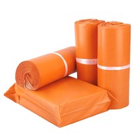Kundenspezifisch bedruckte orangefarbene Poly-Mailer, orangefarbene Versandtaschen, Kuriertaschen, Versandtaschen, Flyer-Verpackungstaschen, Poly-Mailer-Tasche