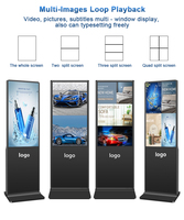 Appareil photo intelligent LCD tactile de 43 pouces, 10 pouces, pour publicité numérique