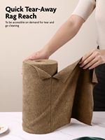 Für fusselfreie, wiederverwendbare 40er-Pack moderne Küchen-Geschirrtücher, umweltfreundliche, abreißbare Mikrofaserrolle 175 g/m² für Zuhause und Auto