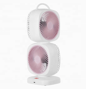 Top Fashion English Mini Portable Rechargeable Fan Mechanical Rechargeable Fan Price <b>Battery</b> Rechargeable Table Fan With Led - Product Image 1