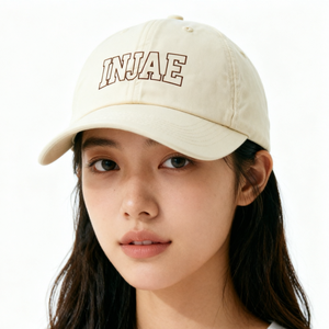 Lightweight Summer Baseball Cap Features The INJAE Brand Logo Customizable Logo 6-Panel Design With Adjustable Metal Buckle - Product Image 6