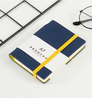 Bloc-notes a5 avec logo imprimé personnalisé en cuir, bloc-notes, cahier avec porte-stylo, bloc-notes, qualité supérieure, 2 pièces