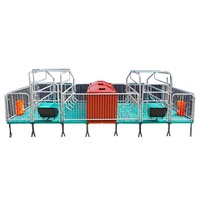 Lit de mise bas pour animaux, équipement d'élevage en ferme, enclos à porcs en fonte, cage de mise bas pour truies à vendre, cage à porcs avec table d'obstétrique pour porcs