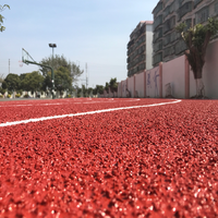 UNISPORT Pistes de course en polyuréthane à approvisionnement direct en usine Rouge 400 mètres Piste d'athlétisme synthétique Plancher de piste de course athlétique