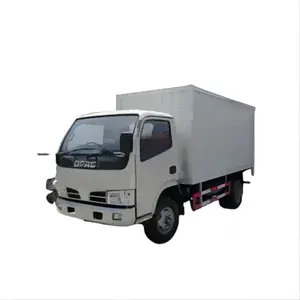 Dongfeng Kleine Vrachtwagens 4-5 Ton Rechtse Aangedreven Vrachtwagen Box Truck Te Koop