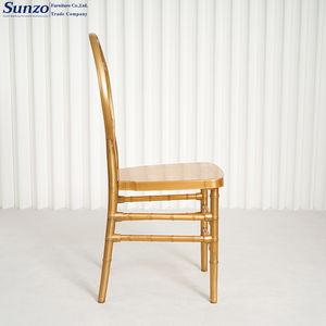 Dapat dilipat kursi tak terbatas PC plastik Phoenix emas untuk pernikahan makan Hotel dapur taman luar ruangan acara khusus dalam ruangan - Product Image 3