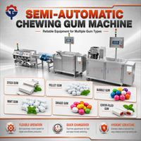 Ligne de production automatique de chewing-gum en bâtonnets carrés avec découpe à l'emporte-pièce et machine de fabrication de chewing-gum avec enrobage d'amidon