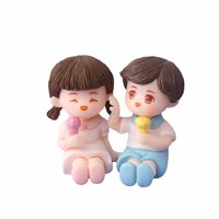 Nouvelle arrivée Summer Lovers Home Decor Microlandschaft Figurine petits ornements Mini poupée de dessin animé