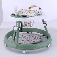 Trotteur évolutif et poussette-jouet pour bébés de 7 à 18 mois – Idéal pour l'apprentissage en intérieur