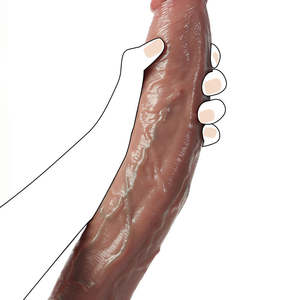 Toptan 14 "gerçekçi Penis yapay Penis-tıbbi silikon yetişkin seks oyuncak kadınlar için toplu sipariş - Product Image 2