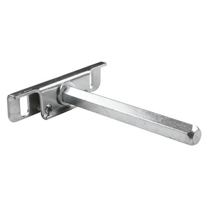 Set of 2 <b>concealed</b> <b>brackets</b> for zinc-plated Triton <b>shelf</b> - Product Image 1