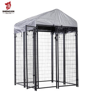 OEM/ODM Jaring Udara Terbuka Pena Anjing Logam Luar Ruangan dan Berjalan Di Luar untuk Hewan - Product Image 2