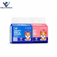 Pañales Universales para Mascotas, Absorbentes, a Prueba de Fugas, de Algodón Suave, con Núcleo de Polímero Súper Absorbente para Cachorros y Perros Adultos