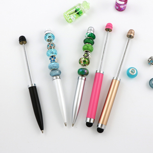 Cool Focal Beads Estilistas decorativos Regalos de abalorios únicos Fancy Metal DIY Artículos con cuentas Pen Stylus - Product Image 1
