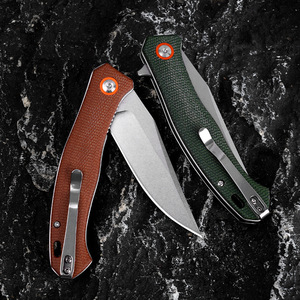 Canivete de Bolso EDC com Novo Design <span class=keywords><strong>2026</strong></span>, Lâmina de Aço D2 CNC, Cabo G10, Canivete Dobrável para Camping ao Ar Livre - Product Image 5