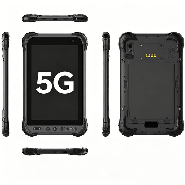 New Industrial Rugged Tablet Qualcomm Android 13 8" 5G IP68 6GB 128GB NFC Barcode Scanner RFID GPS RTK 9000mAh Warehouse