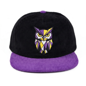 Gorras Deportivas Personalizadas OEM con Logotipo Bordado en 2 Tonos, 5 Paneles, Estructuradas, de Pana, con Cierre a Presión - Product Image 3
