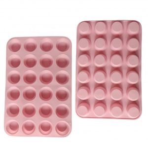 Silicone Round <b>Cupcake</b> Molds Heat Resistant Non Toxic 1 Piece BPA Free Food Grade Easy Release Reusable <b>Baking</b> Liner Muffins - Product Image 4
