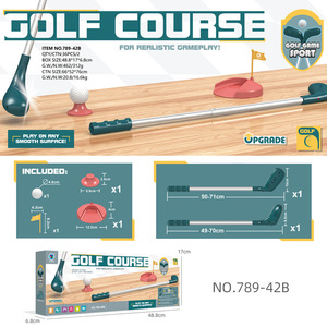 Ensemble d'entraînement de golf pour enfants, avec balles et clubs, pour jouer en intérieur et en extérieur, de 5 à 13 ans, jeu de golf jouet n°789-41 - Product Image 5