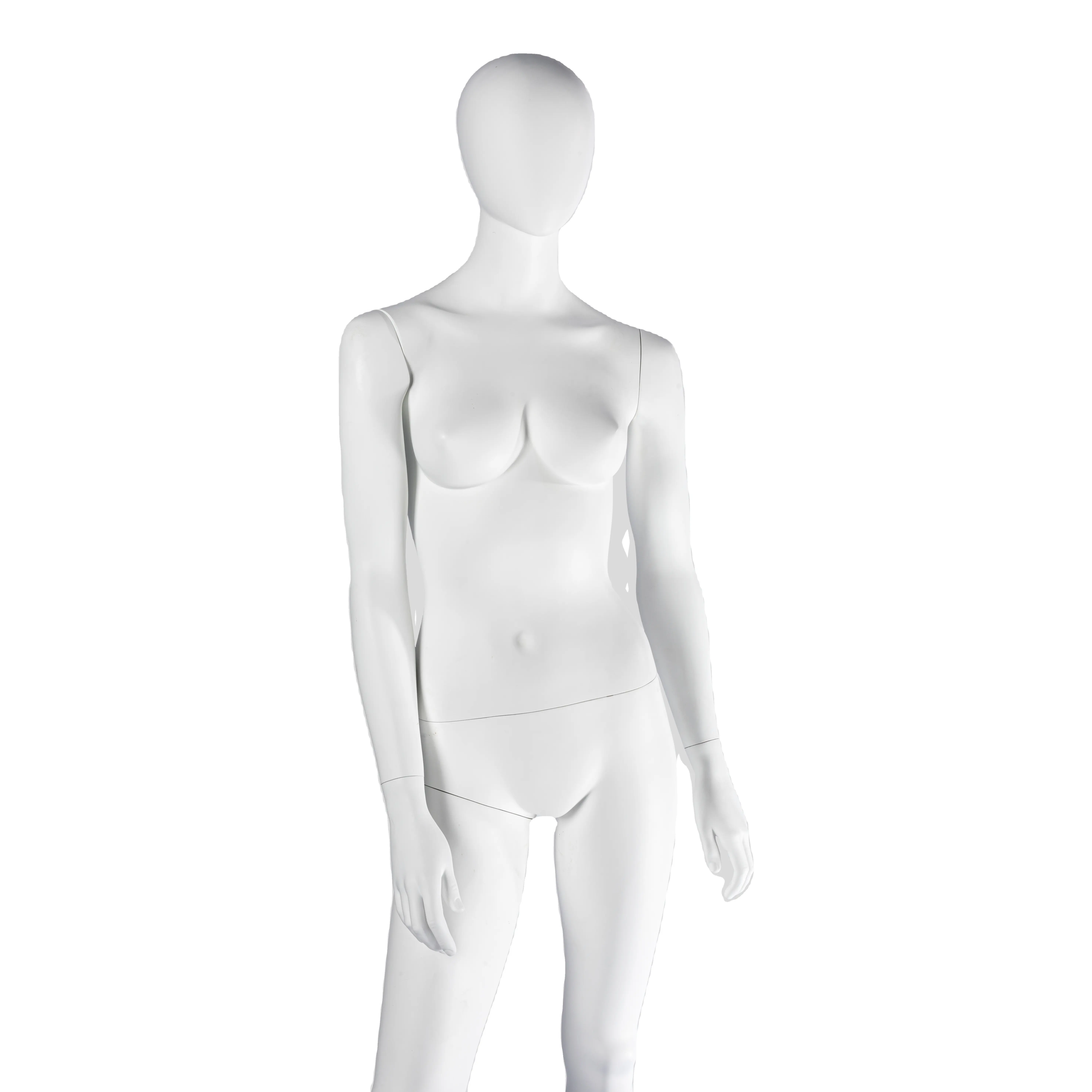 Maniquí femenino al por mayor, maniquí de cuerpo completo, maniquí de plástico para mujer, exhibición de ropa