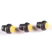 TOOWEI 12MM 2Pin étanche IP67 interrupteur à bouton-poussoir carré rond à verrouillage momentané