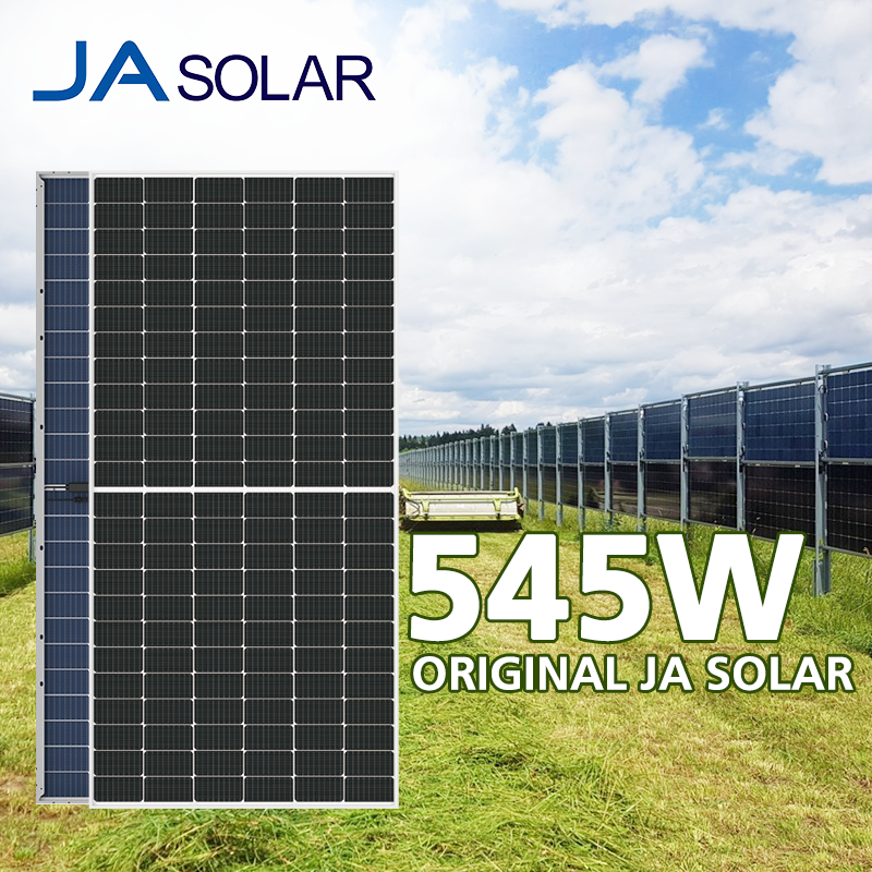 Двойная Солнечная монокристаллическая солнечная панель с двойным стеклом, 540 Вт, 545 Вт, 550 Вт, 182 мм, солнечные элементы, солнечные панели JA