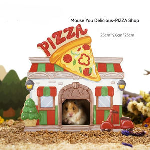 <span class=keywords><strong>Maison</strong></span> pour hamster multifonctionnelle en bois massif écologique au design original - Product Image 6