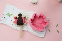 Moule à glace en silicone 3D Feuille d'érable, créatif, souvenir de ville, pour sucettes glacées et chocolat artisanal DIY