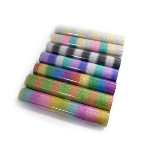 Rouleau de vinyle thermocollant <span class=keywords><strong>Cricut</strong></span> pour vêtements, film pailleté arc-en-ciel, vente flash, pour logo personnalisé et t-shirts DIY - Product Image 4