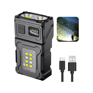 Mini lampe torche LED multifonctionnelle pour porte-clés, étanche IP55, 7 modes, portée de 50 mètres, lumière du jour 5000K, longue durée de vie, lampe torche portable - Product Image 1