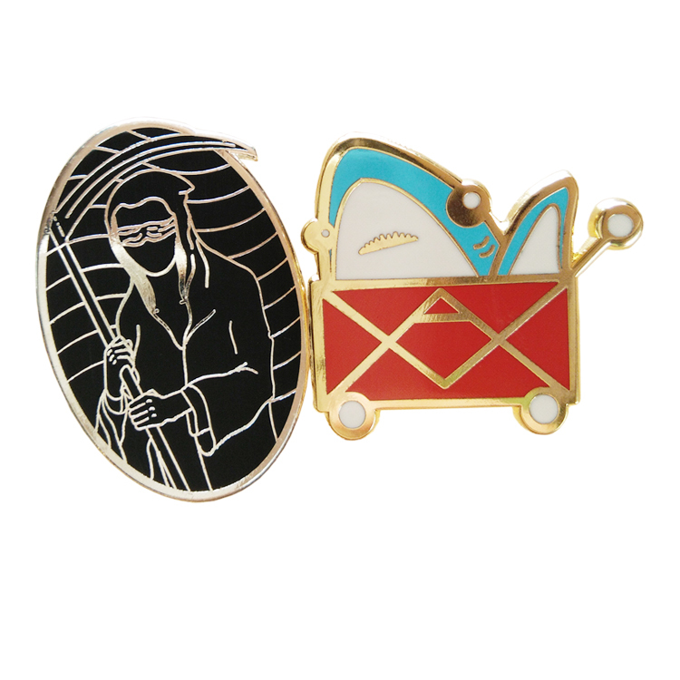Conception libre émail maquette machine bts émail métal jeu broches pour cadeaux promotionnels De Noël