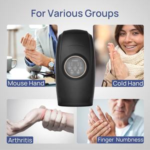 Masseur de main d'arthrite du canal carpien masseur de main sans fil avec thérapie d'acupression de Compression d'air thermique pour le soulagement de la douleur - Product Image 6