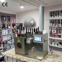 Petite machine de remplissage semi-automatique électrique PLC pour gel, vernis à ongles, brillant à lèvres, liquides visqueux, stylos de nail art et sachets/pochettes