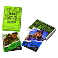 Jeu de cartes de poker de luxe avec logo personnalisé, jeu de cartes et de jetons de poker, logo personnalisé, luxe personnalisé, cartes de poker de luxe avec étui