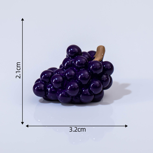 Nouveauté en gros : Ornements artisanaux miniatures réalistes en résine (fruits, légumes, litchis, fraises, poivrons) pour la décoration - Product Image 6