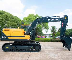 Excavatrice sur chenilles hydraulique Hyundai HX130 13T d'occasion, modèle 2026, moteur Hyundai HX80, godet de 0,32 m, chargeuse-pelleteuse neuve pour travaux de terrassement - Product Image 6