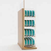 Présentoir de comptoir personnalisé à 4 niveaux pour sachets de nicotine, idéal pour la vente de Snus et les boutiques de tabac