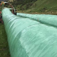Film d'emballage pour ensilage vert haute résistance, film plastique agricole haute performance pour le stockage de balles de foin et d'aliments pour bétail
